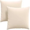 Sofa Pagalvės 2 pcs Smėlio 80 x 80 cm audinys