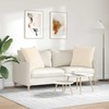 Sofa Pagalvės 2 pcs Smėlio 80 x 80 cm audinys