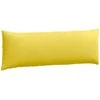 Sofa Pagalvės 2 pcs Šviesi geltona 120 x 40 cm audinys