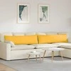 Sofa Pagalvės 2 pcs Šviesi geltona 145 x 40 cm