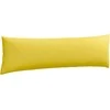Sofa Pagalvės 2 pcs Šviesi geltona 145 x 40 cm audinys