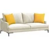 Sofa Pagalvės 2 pcs Šviesi geltona 45 x 45 cm