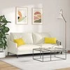 Sofa Pagalvės 2 pcs Šviesi geltona 50 x 30 cm audinys