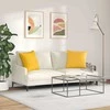 Sofa Pagalvės 2 pcs Šviesi geltona 50 x 50 cm