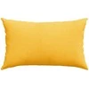 Sofa Pagalvės 2 pcs Šviesi geltona 50 x 30 cm