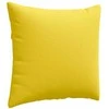 Sofa Pagalvės 2 pcs Šviesi geltona 50 x 50 cm audinys