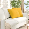 Sofa Pagalvės 2 pcs Šviesi geltona 50 x 50 cm