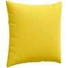 Sofa Pagalvės 2 pcs Šviesi geltona 60 x 60 cm audinys