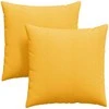 Sofa Pagalvės 2 pcs Šviesi geltona 60 x 60 cm