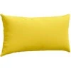 Sofa Pagalvės 2 pcs Šviesi geltona 80 x 40 cm audinys