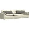Sofa Pagalvės 2 pcs Šviesiai pilka 120 x 40 cm