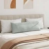 Sofa Pagalvės 2 pcs Šviesiai pilka 120 x 40 cm