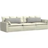 Sofa Pagalvės 2 pcs Šviesiai pilka 120 x 40 cm audinys