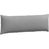 Sofa Pagalvės 2 pcs Šviesiai pilka 120 x 40 cm audinys