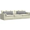 Sofa Pagalvės 2 pcs Šviesiai pilka 120 x 40 cm audinys