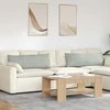 Sofa Pagalvės 2 pcs Šviesiai pilka 120 x 40 cm