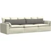 Sofa Pagalvės 2 pcs Šviesiai pilka 145 x 40 cm