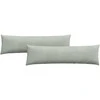 Sofa Pagalvės 2 pcs Šviesiai pilka 145 x 40 cm