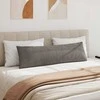 Sofa Pagalvės 2 pcs Šviesiai pilka 145 x 40 cm