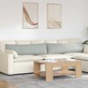 Sofa Pagalvės 2 pcs Šviesiai pilka 145 x 40 cm