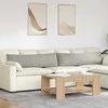 Sofa Pagalvės 2 pcs Šviesiai pilka 145 x 40 cm audinys