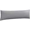 Sofa Pagalvės 2 pcs Šviesiai pilka 145 x 40 cm audinys
