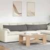 Sofa Pagalvės 2 pcs Šviesiai pilka 145 x 40 cm