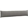 Sofa Pagalvės 2 pcs Šviesiai pilka 200 x 40 cm