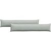 Sofa Pagalvės 2 pcs Šviesiai pilka 200 x 40 cm