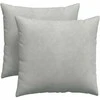 Sofa Pagalvės 2 pcs Šviesiai pilka 45 x 45 cm