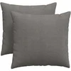 Sofa Pagalvės 2 pcs Šviesiai pilka 45 x 45 cm
