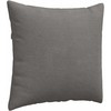 Sofa Pagalvės 2 pcs Šviesiai pilka 45 x 45 cm