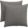 Sofa Pagalvės 2 pcs Šviesiai pilka 50 x 50 cm