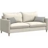 Sofa Pagalvės 2 pcs Šviesiai pilka 50 x 30 cm audinys