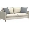 Sofa Pagalvės 2 pcs Šviesiai pilka 50 x 50 cm audinys