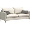 Sofa Pagalvės 2 pcs Šviesiai pilka 50 x 30 cm