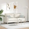 Sofa Pagalvės 2 pcs Šviesiai pilka 50 x 30 cm