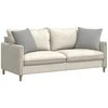 Sofa Pagalvės 2 pcs Šviesiai pilka 50 x 50 cm audinys