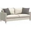 Sofa Pagalvės 2 pcs Šviesiai pilka 50 x 50 cm