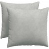 Sofa Pagalvės 2 pcs Šviesiai pilka 50 x 50 cm