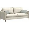 Sofa Pagalvės 2 pcs Šviesiai pilka 50 x 30 cm