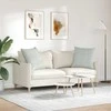 Sofa Pagalvės 2 pcs Šviesiai pilka 60 x 60 cm