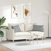 Sofa Pagalvės 2 pcs Šviesiai pilka 60 x 40 cm audinys