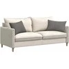 Sofa Pagalvės 2 pcs Šviesiai pilka 60 x 40 cm