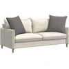 Sofa Pagalvės 2 pcs Šviesiai pilka 60 x 60 cm
