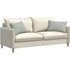 Sofa Pagalvės 2 pcs Šviesiai pilka 60 x 40 cm