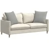 Sofa Pagalvės 2 pcs Šviesiai pilka 60 x 60 cm audinys