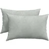 Sofa Pagalvės 2 pcs Šviesiai pilka 60 x 40 cm