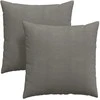 Sofa Pagalvės 2 pcs Šviesiai pilka 60 x 60 cm