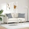 Sofa Pagalvės 2 pcs Šviesiai pilka 70 x 50 cm audinys